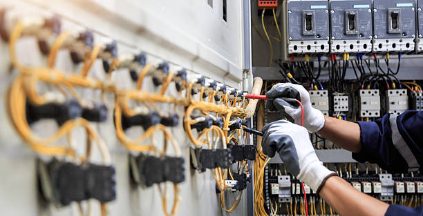 Professional Electrician technician working in Washburn, ND